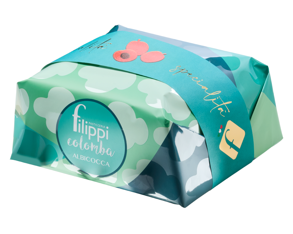 Colomba con albicocche