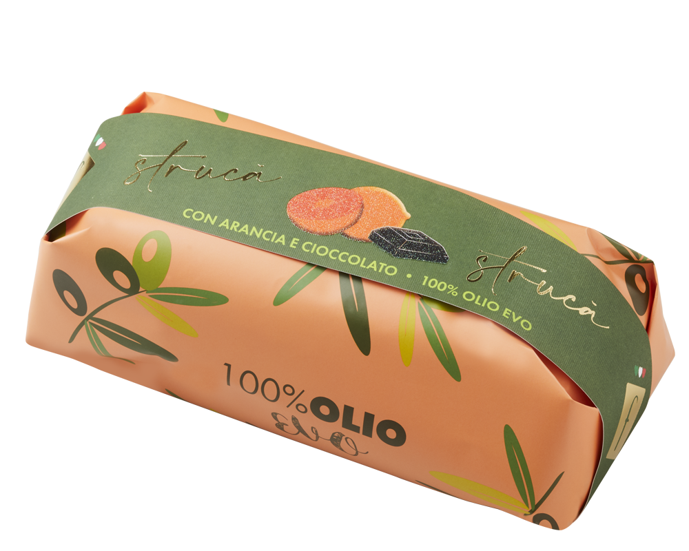 Strucà 100% olio EVO con arancia e cioccolato
