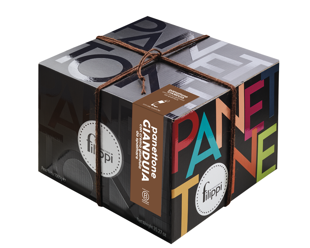 PANETTONE GIANDUIA CON CREMA GIANDUIA DA SPALMARE 1000