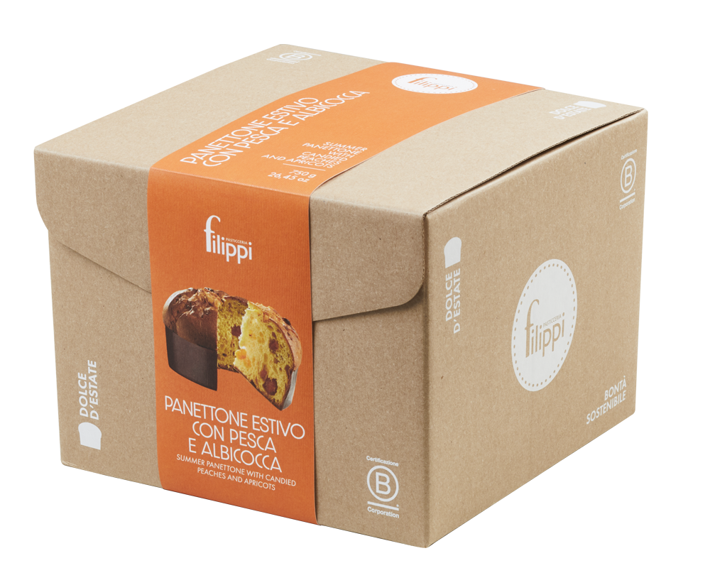 PANETTONE ESTIVO CON PESCA E ALBICOCCA