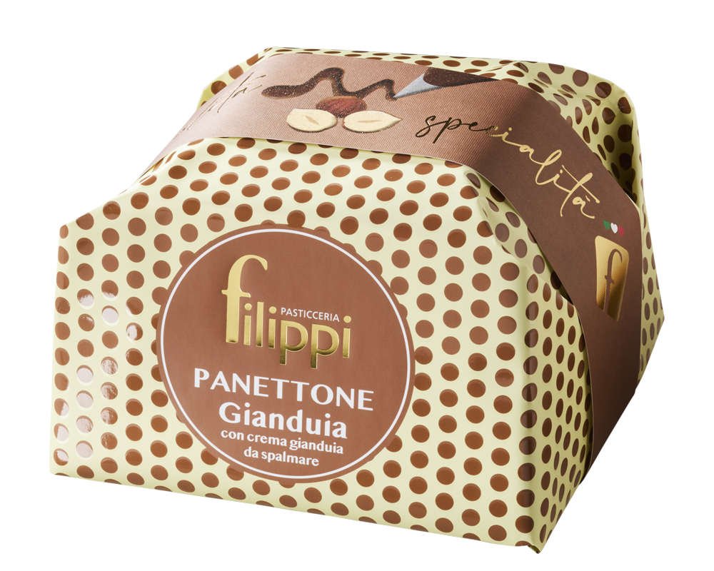 PANETTONE GIANDUIA CON CREMA GIANDUIA DA SPALMARE
