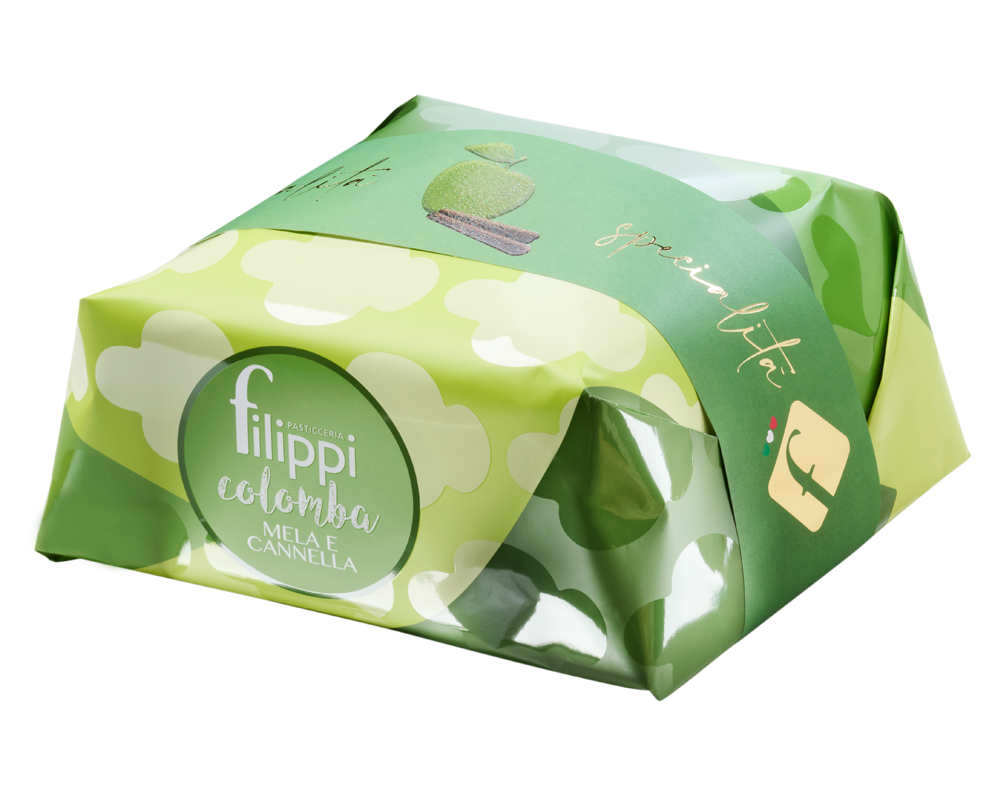 Colomba con mela e cannella