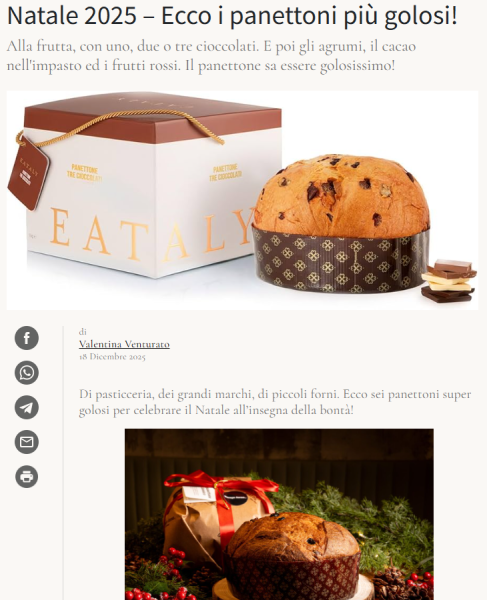 Natale 2025 – Ecco i panettoni più golosi!