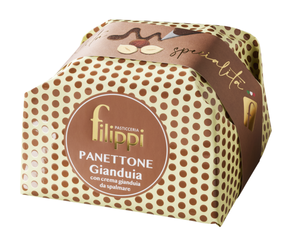 PANETTONE GIANDUIA CON CREMA GIANDUIA DA SPALMARE