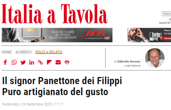 Il panettone Filippi: puro artigianato del gusto