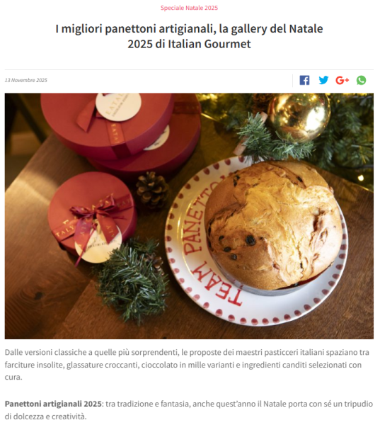 I migliori panettoni artigianali, la gallery del Natale 2025 di Italian Gourmet
