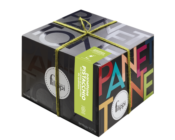 PANETTONE AL PISTACCHIO CON CREMA AL PISTACCHIO DA SPALMARE 1000