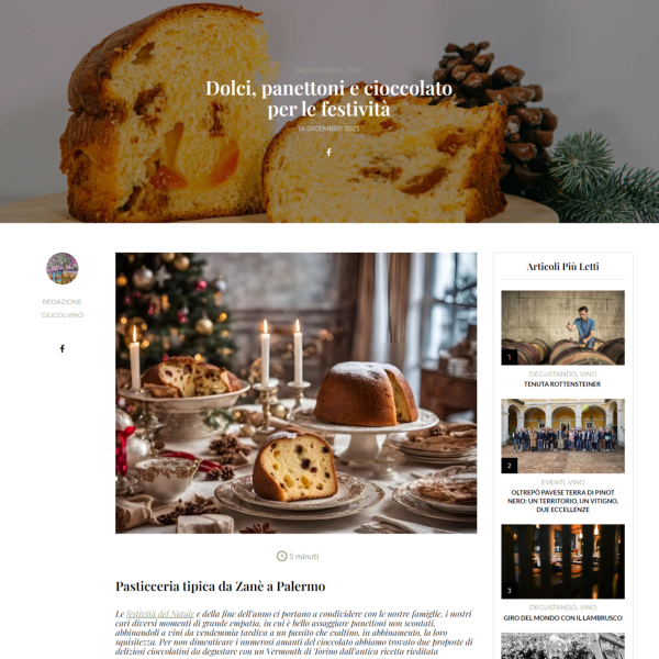 Dolci, panettoni e cioccolato per le festività