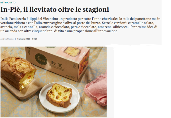 In-Piè, il lievitato oltre le stagioni