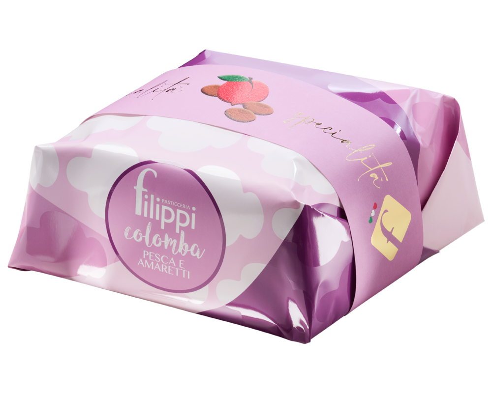 COLOMBA CON PESCA E AMARETTI GR 1000