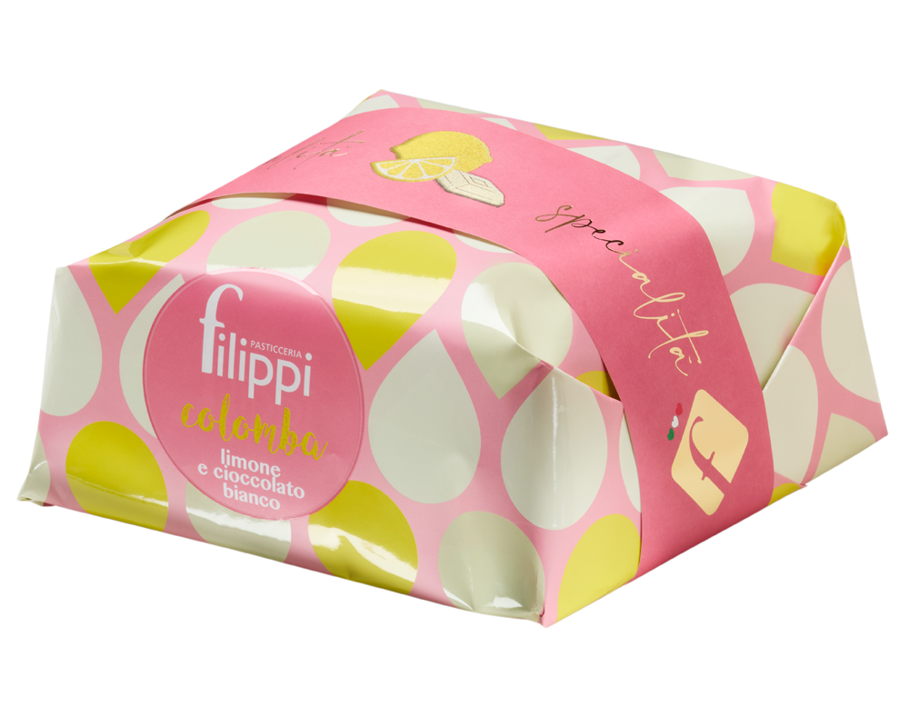 Colomba con limone e cioccolato bianco